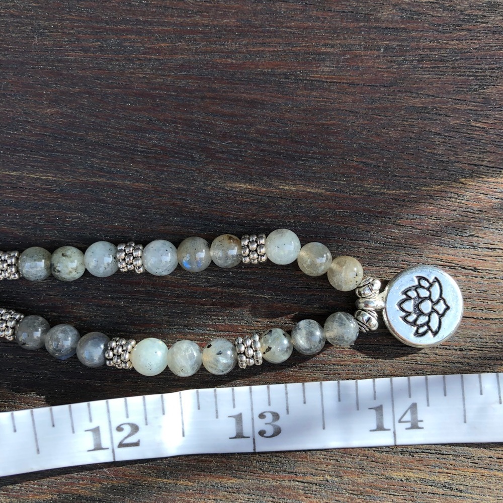 ✨LABRADORITE MALA NECKLACE/BRACELET 6mm✨ - Picture 5 of 7